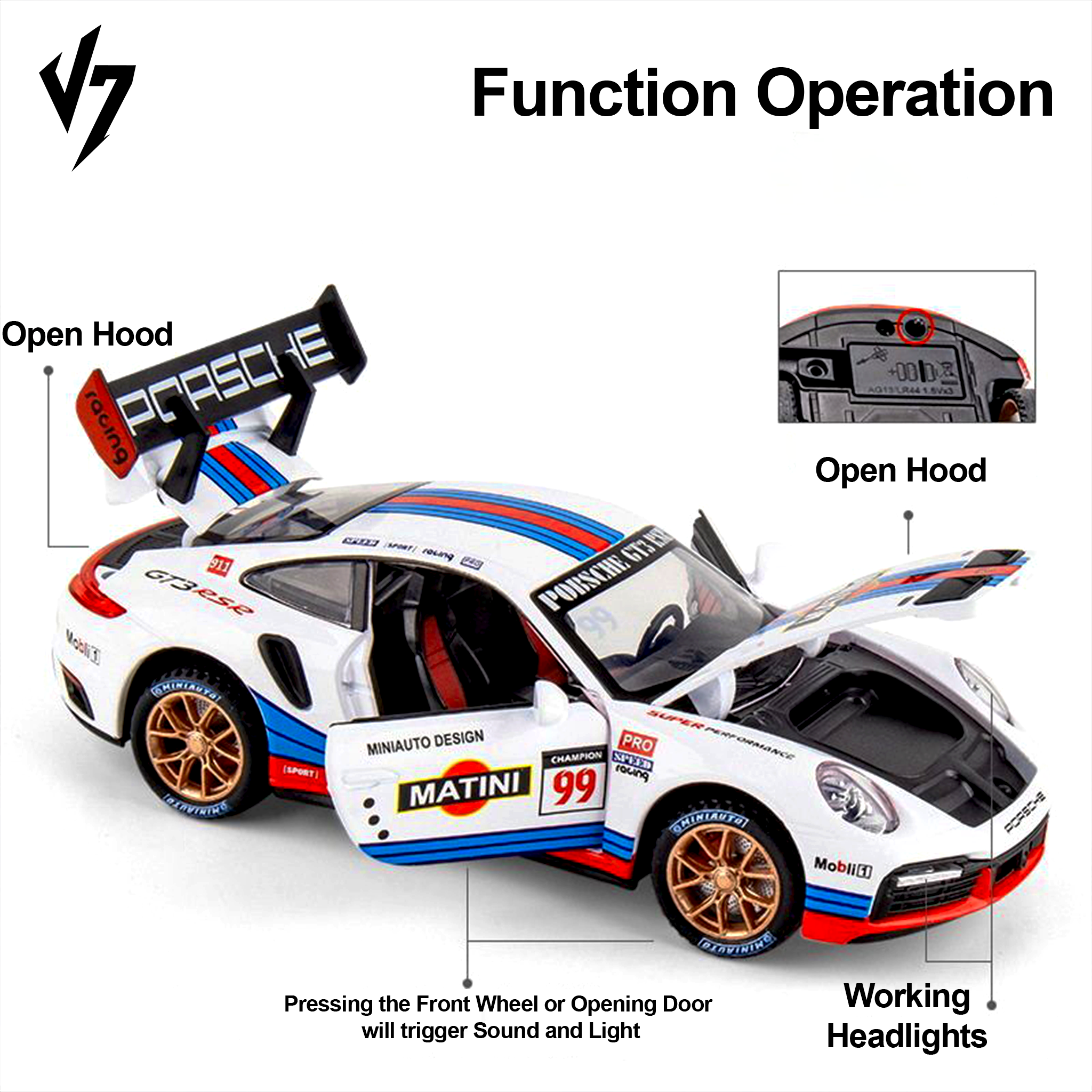 1:32 Porsche 911 GT3 RS - Image 2