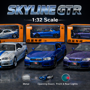 Nissan Skyline GTR R34 Die-Cast Metal Model